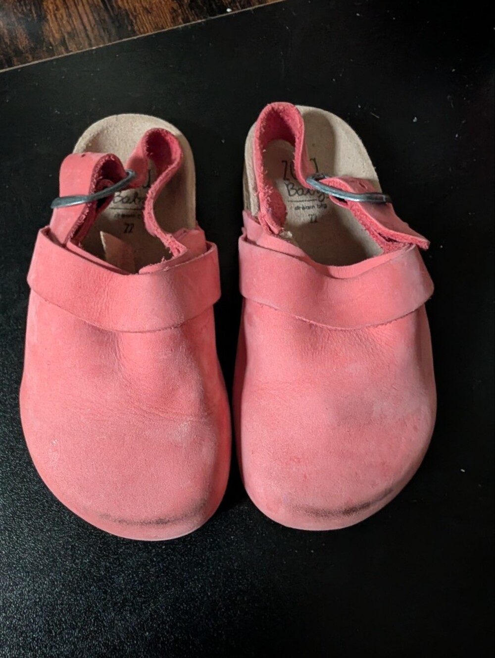 Zara Coral Pink Kids Moccasin Mary-Jane Clogs
